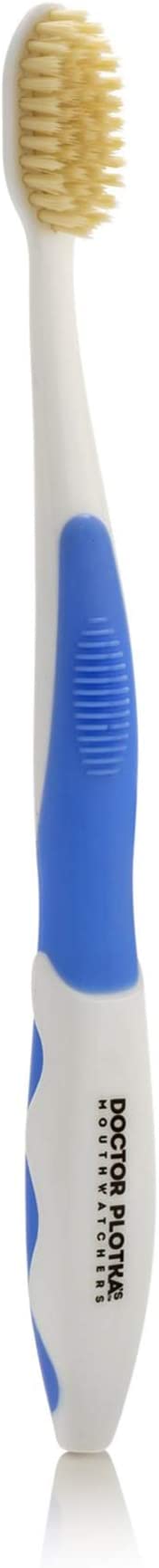 Doctor Plotka's Blue Adult Toothbrush (Pack of 6) - Cozy Farm 
