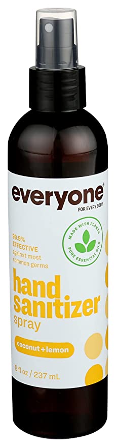 Everyone Hand Sanitizer Spray, Coconut Lemon Scent - 8 oz - Cozy Farm 