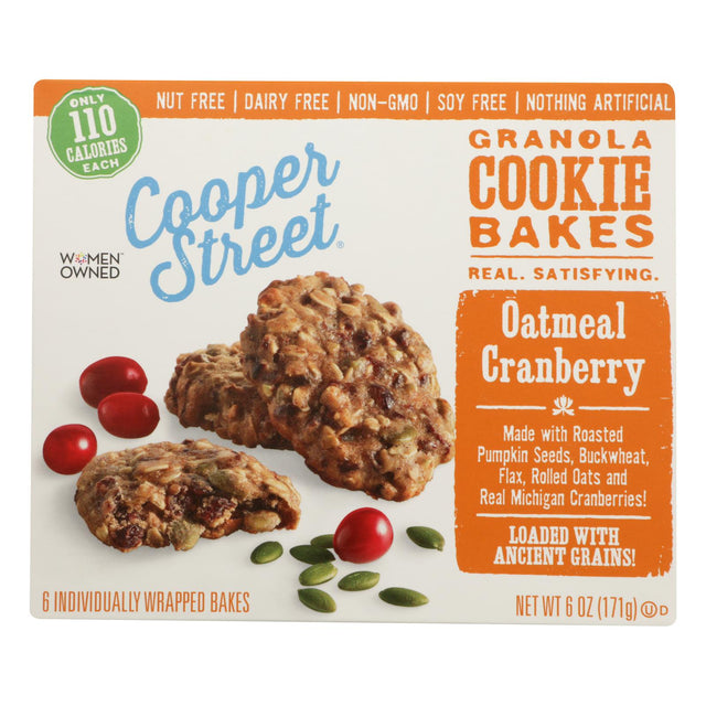 Cooper Street Granola Bakes Oatmeal Cranberries (Pack of 6) - 6 oz - Cozy Farm 