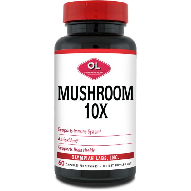 Olympian Labs - Supp Mushroom 10x (Pack of 60) - Cozy Farm 