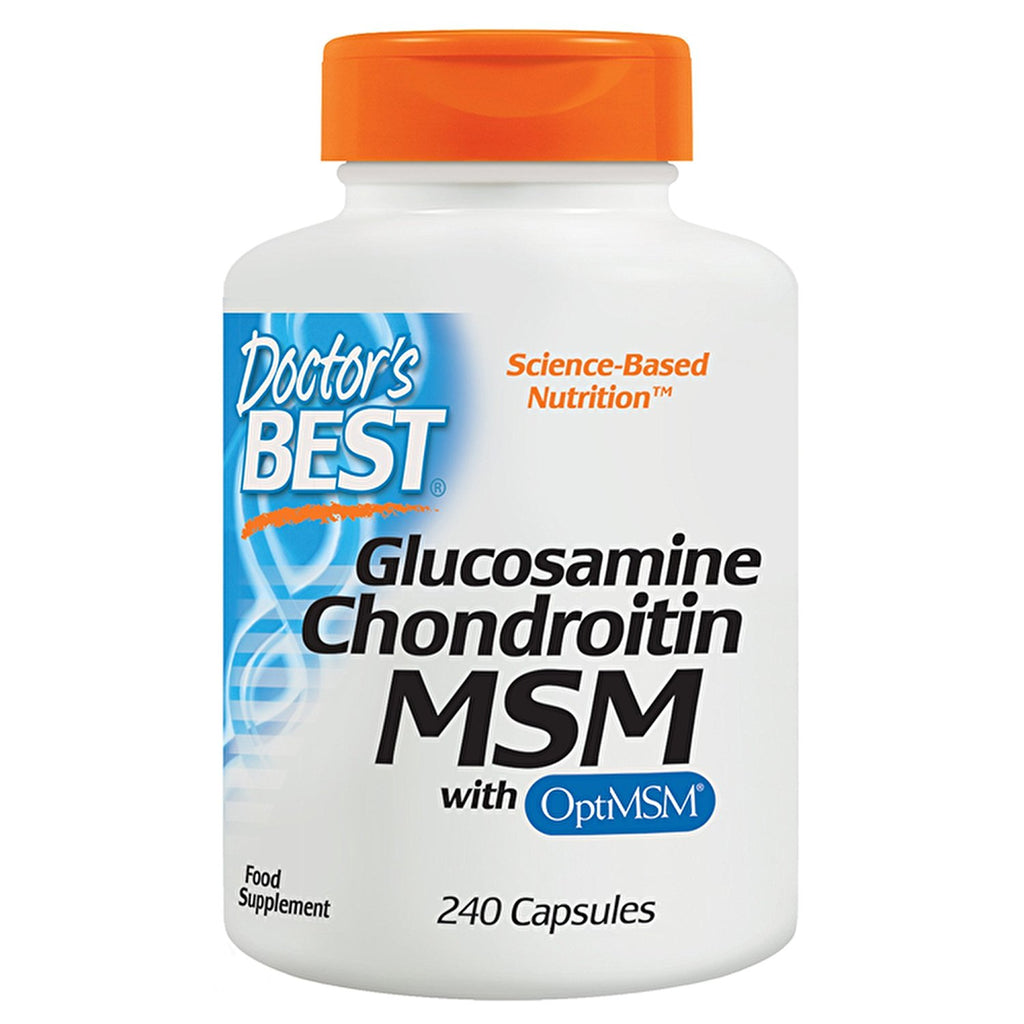 Doctor's Best Glucosamine Chondroitin MSM  - 240 Capsules - Cozy Farm 
