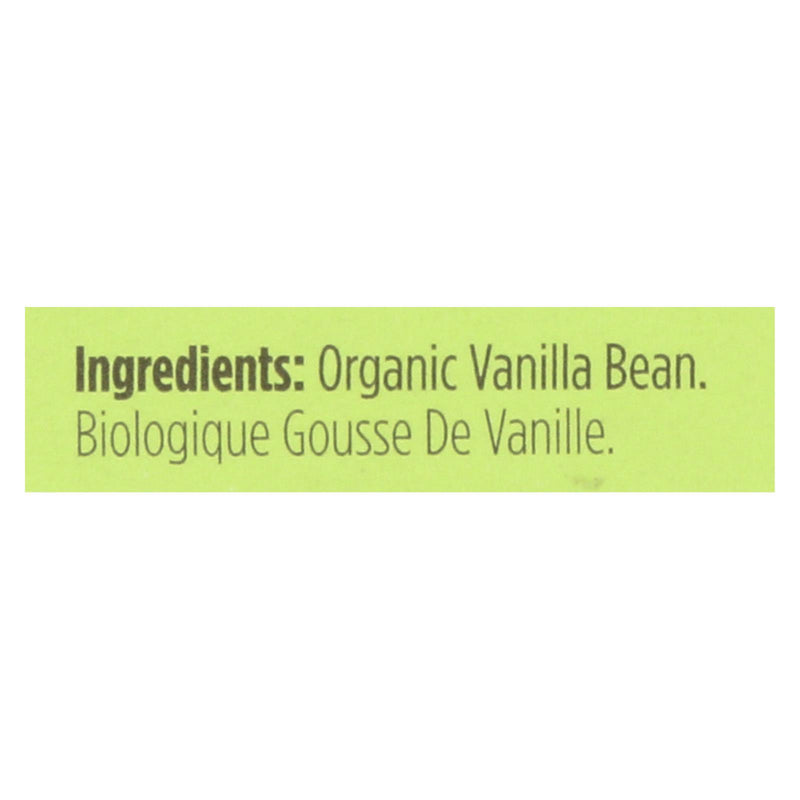 Spicely Organics Premium Organic Vanilla Bean (Pack of 6 - 0.2 Oz) - Cozy Farm 