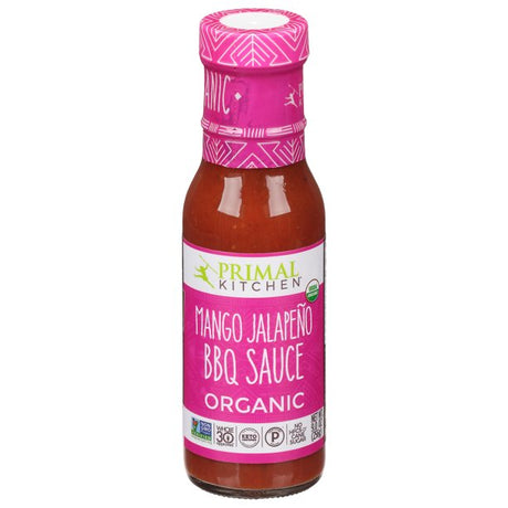 Primal Kitchen BBQ Sauce: Mango Jalapeno, 9oz Bottle (Pack of 6) - Cozy Farm 