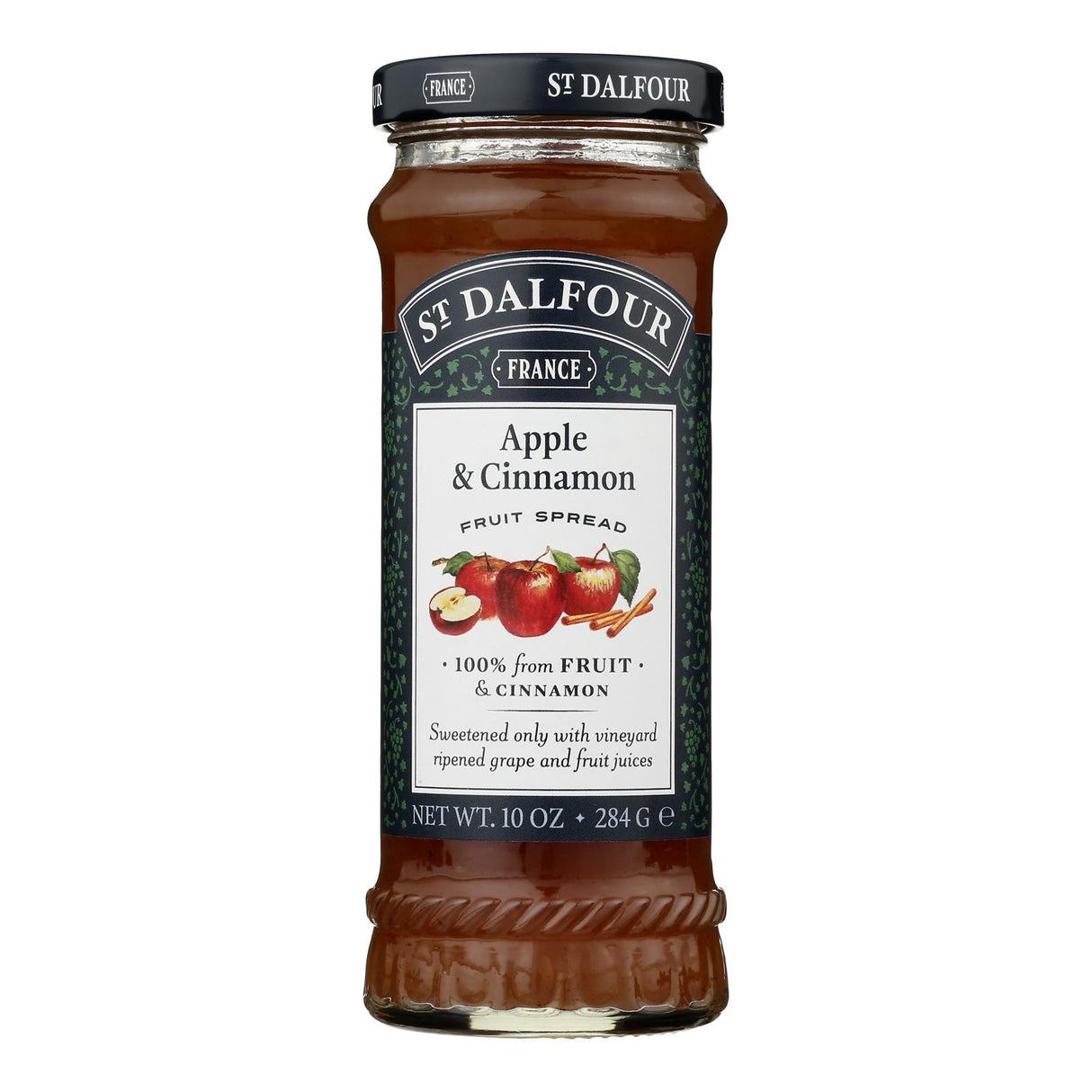 St Dalfour - Conserve Apple Cinnamon (Pack of 6) 10 Oz - Cozy Farm 