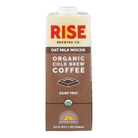 Rise Brewing Co. - Cold Brew Coffee Oatmilk Latte (Pack of 6-32 Fl Oz) - Cozy Farm 