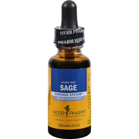 Herb Pharm Sage White Liquid Extract - 1 Fl Oz - Cozy Farm 