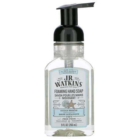 J.R. Watkins Ocean Breeze Foaming Hand Soap (3-Pack, 9 Fl Oz) - Cozy Farm 