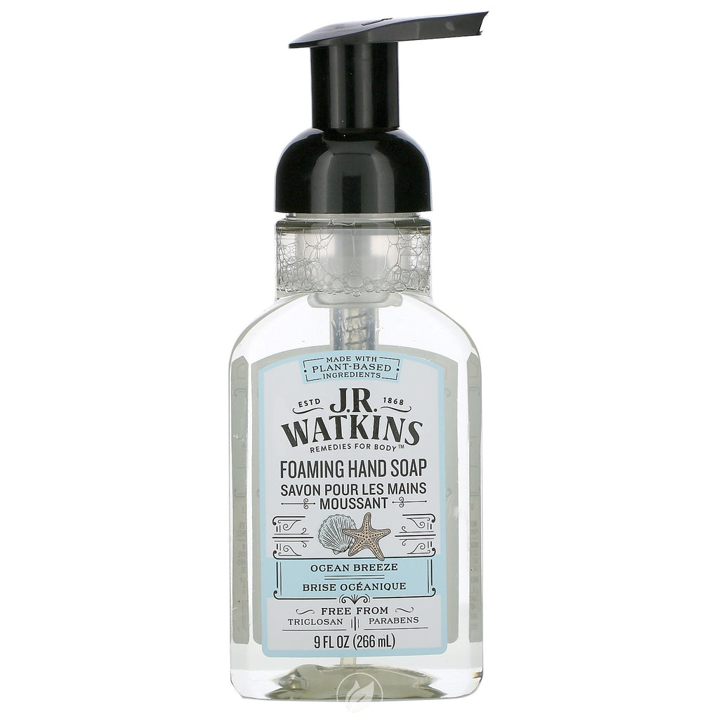 J.R. Watkins Hand Soap Foam Ocean Breeze (Pack of 3-9 Fl Oz) - Cozy Farm 