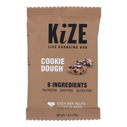 Kize Concepts - Energy Bar Raw Cookie Dough (Pack of 10 1.5oz) - Cozy Farm 