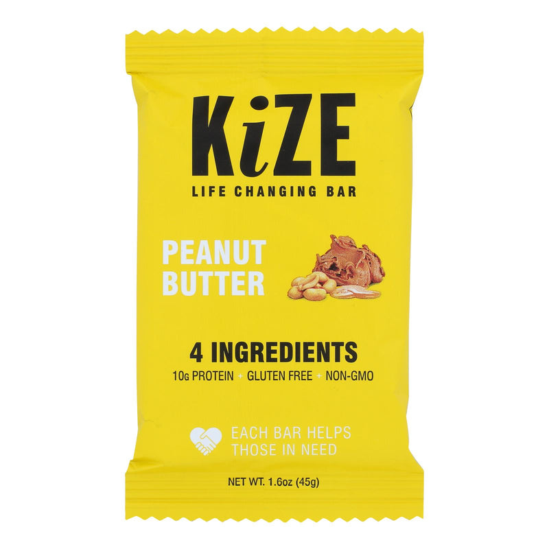 Kize Concepts - Energy Bar Raw Peanut Butter (Pack of 10 1.6oz) - Cozy Farm 