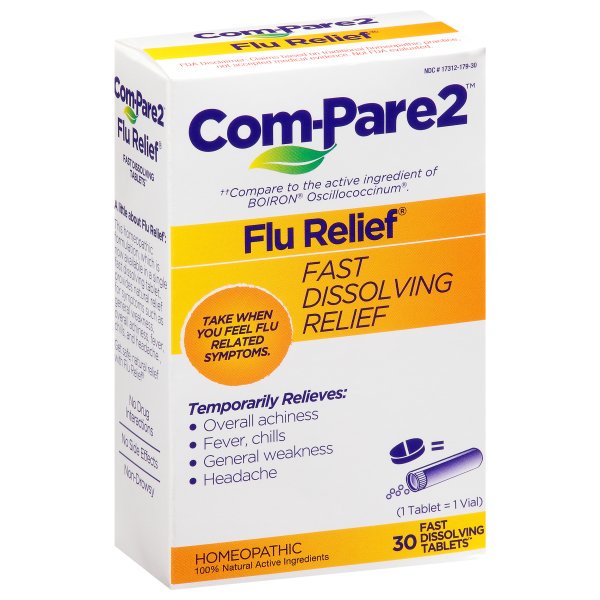 Com-Pare2 Flu Relief Fast Dissolve Tablets (Pack of 30) - Cozy Farm 