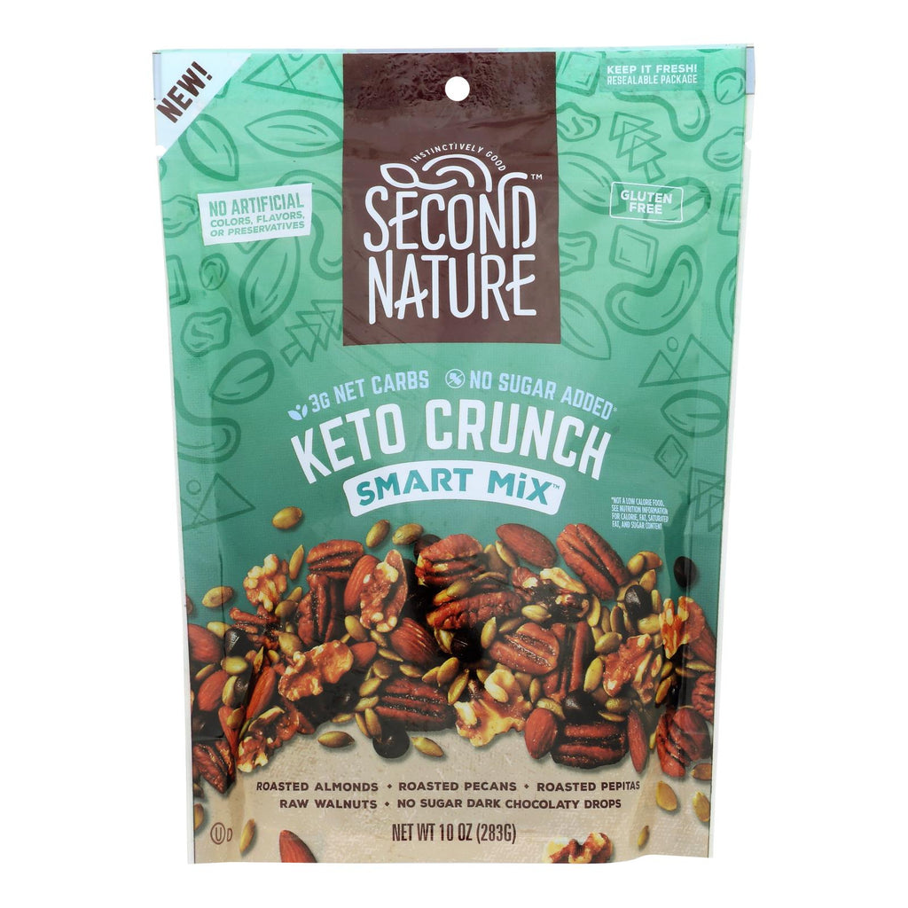 Second Nature Keto Crunch Nut Medley (Pack of 6 - 10 Oz) - Cozy Farm 