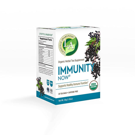 Immunity Now Case of 6 - 20 Tea Bags: Boost Your Body's Defenses - Cozy Farm 