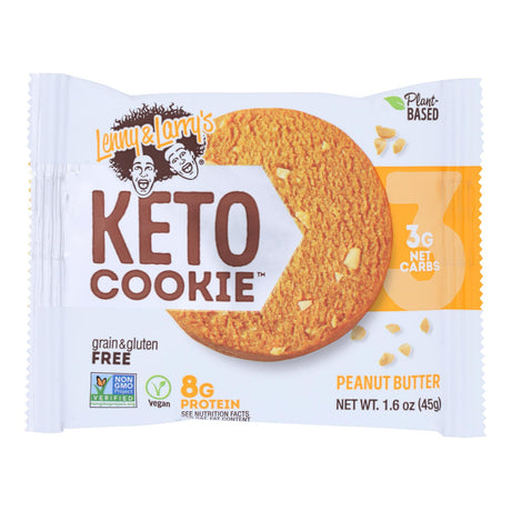 Lenny & Larry's Keto Cookie Peanut Butter Case of 12 - 1.6 Oz Each - Cozy Farm 