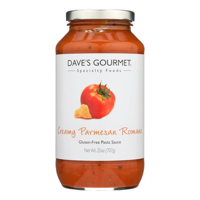 Dave's Creamy Parmesan Romano Alfredo Pasta Sauce - 6 Pack, 25 Oz Each - Cozy Farm 