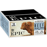 Epic Beef Sea Salt Pepper Beef Bars (Pack of 12 - 1.3 Oz) - Cozy Farm 