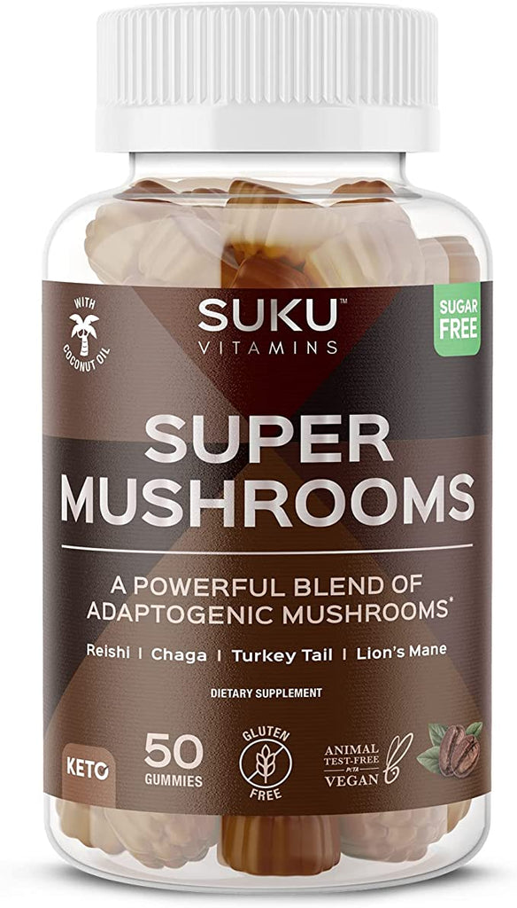 Suku Vitamins Gummy Super Mushrooms (Pack of 50) - Cozy Farm 