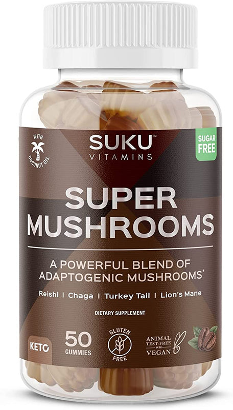 Suku Vitamins - Gummy Super Mushrooms (Pack of 50) - Cozy Farm 