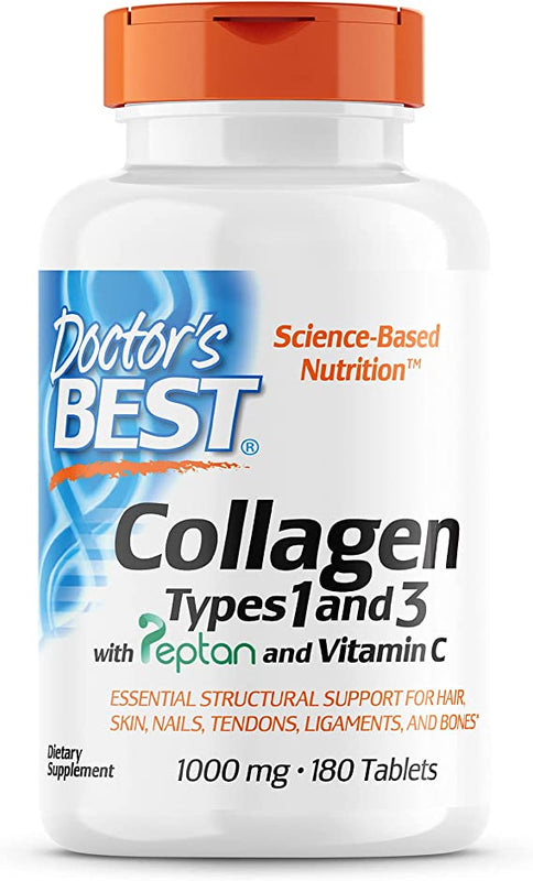 Doctor's Best Collagen Type 1 & 3 (Pack of 180 Tablets) - Cozy Farm 