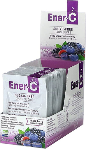 Ener-C (Pack of 30) Max Berry 1000mg Sugar Free Vitamin Drink Mix - Cozy Farm 
