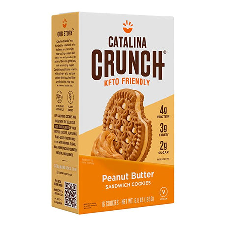 Catalina Crunch Peanut Butter Cookie Sandwich (Pack of 6) - Cozy Farm 