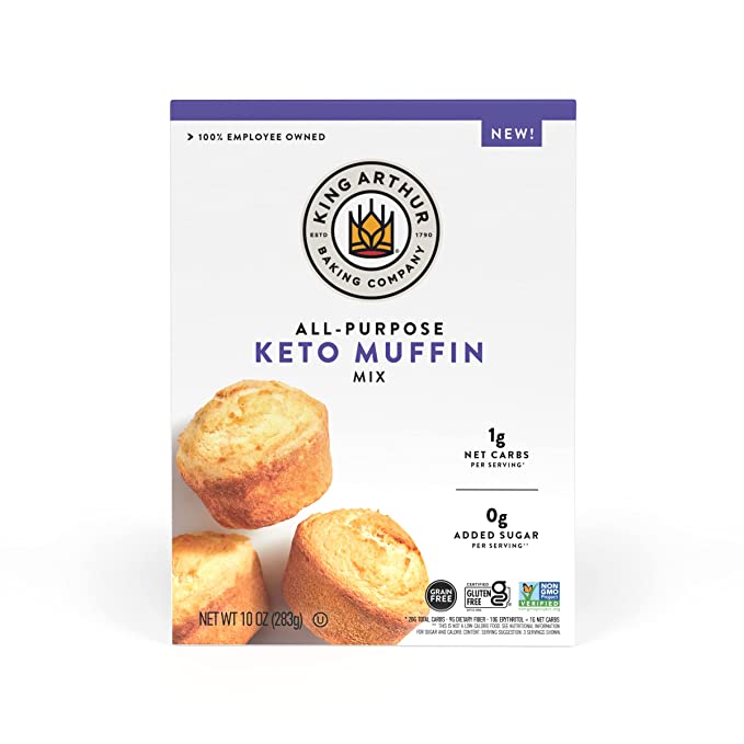 King Arthur Baking Company - Mix Muffin Keto (Pack of 8-10 Oz) - Cozy Farm 