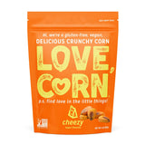 Love Corn - Crunchy Corn Vegan Cheezy (Pack of 6) 4 Oz - Cozy Farm 