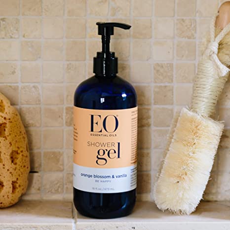 Eo Products Gel Shower Gel, Orange Blossom & Vanilla, 16 fl. oz. (Pack of 16) - Cozy Farm 