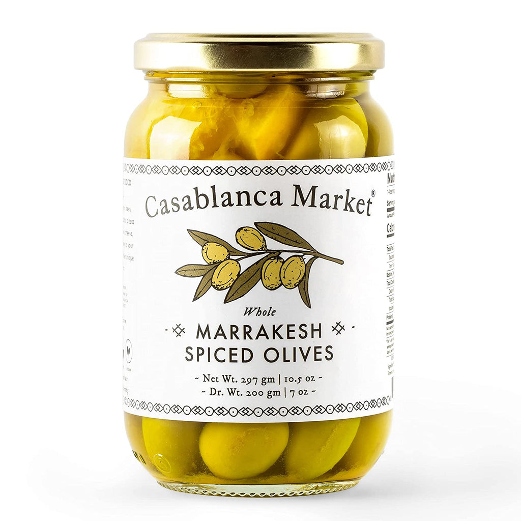 Casablanca Market - Olives Marrakesh Spiced (Pack of 6) 10.5 Oz - Cozy Farm 