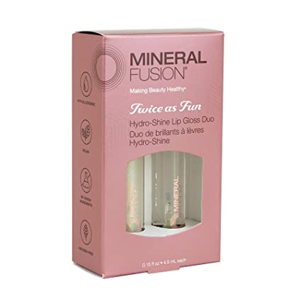 Mineral Fusion Lip Gloss Duo, Hydro Shine, 2 ct - Cozy Farm 