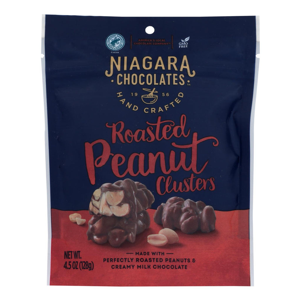 Niagara Chocolates (Pack of 6) - Chocolate Roasted Peanut Clusters 4.5oz - Cozy Farm 
