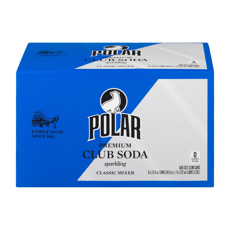 Polar Beverages Club Soda, 6-Pack (4-6.7 fl oz) - Cozy Farm 
