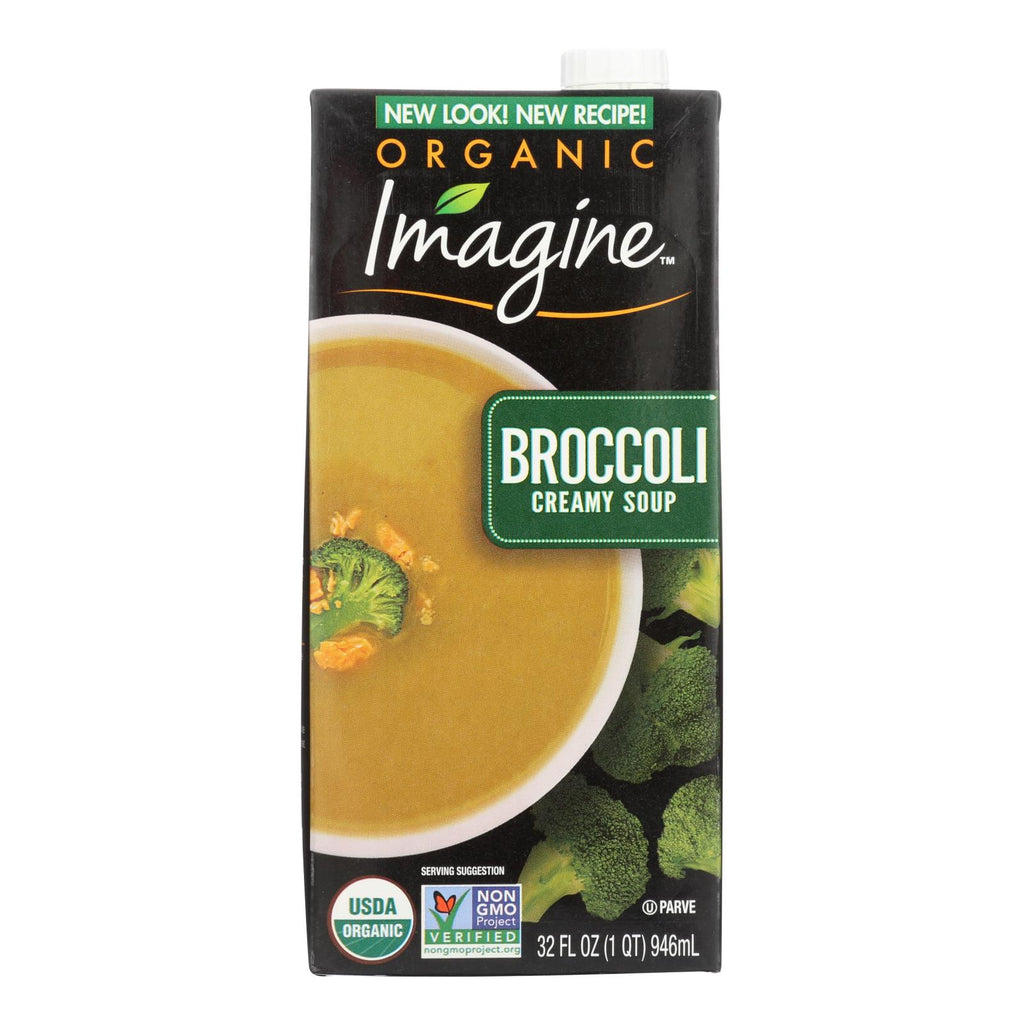 Imagine Foods - Soup Creamy Broccoli (Pack of 6-32 Fl Oz) - Cozy Farm 