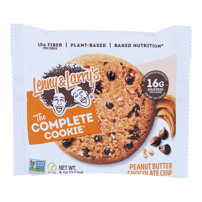 Lenny & Larry's Complete Cookie, Peanut Butter Chocolate Chip, 4 Oz (Case of 12) - Cozy Farm 