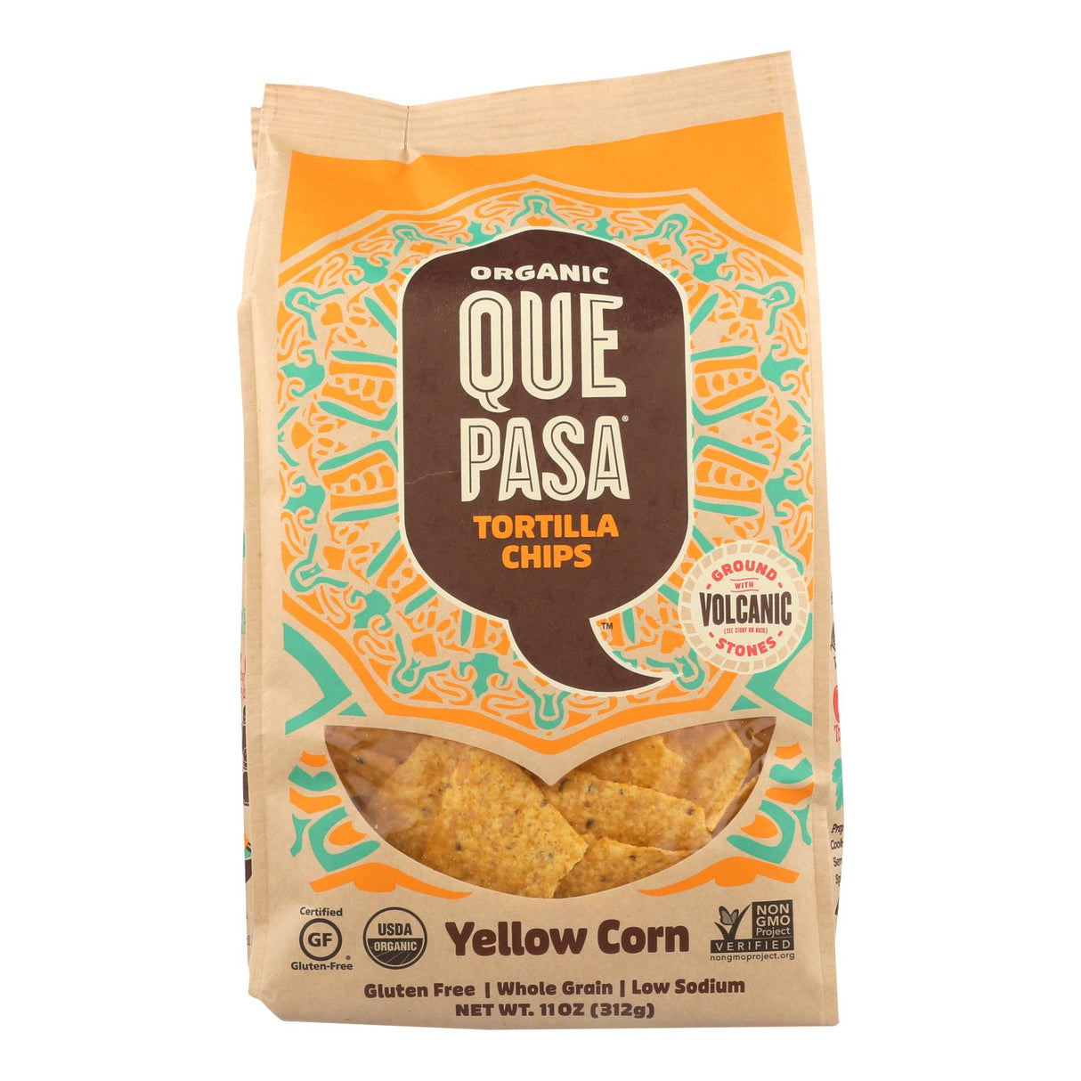 Que Pasa Yellow Tortilla Chips, 11-Ounce (Pack of 6) - Cozy Farm 