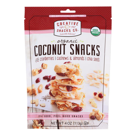 Creative Snacks Cran-Nutchi Coconut Snack, 4 Oz (Pack of 6) - Cozy Farm 