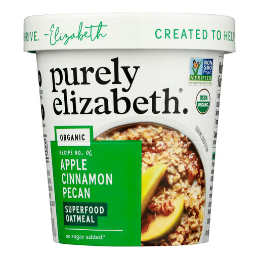 Purely Elizabeth - Oatmeal Apple Cinnamon Pecan (Pack of 12 2oz Bags) - Cozy Farm 