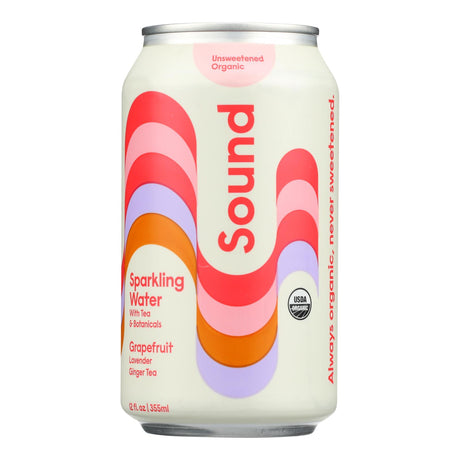 Sound Water Sparkling Grapefruit (Pack of 12-12 Fl Oz) - Cozy Farm 