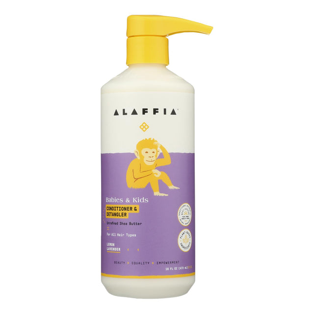 Alaffia Kids Lavender Detangling Conditioner - 16 Fl Oz - Cozy Farm 