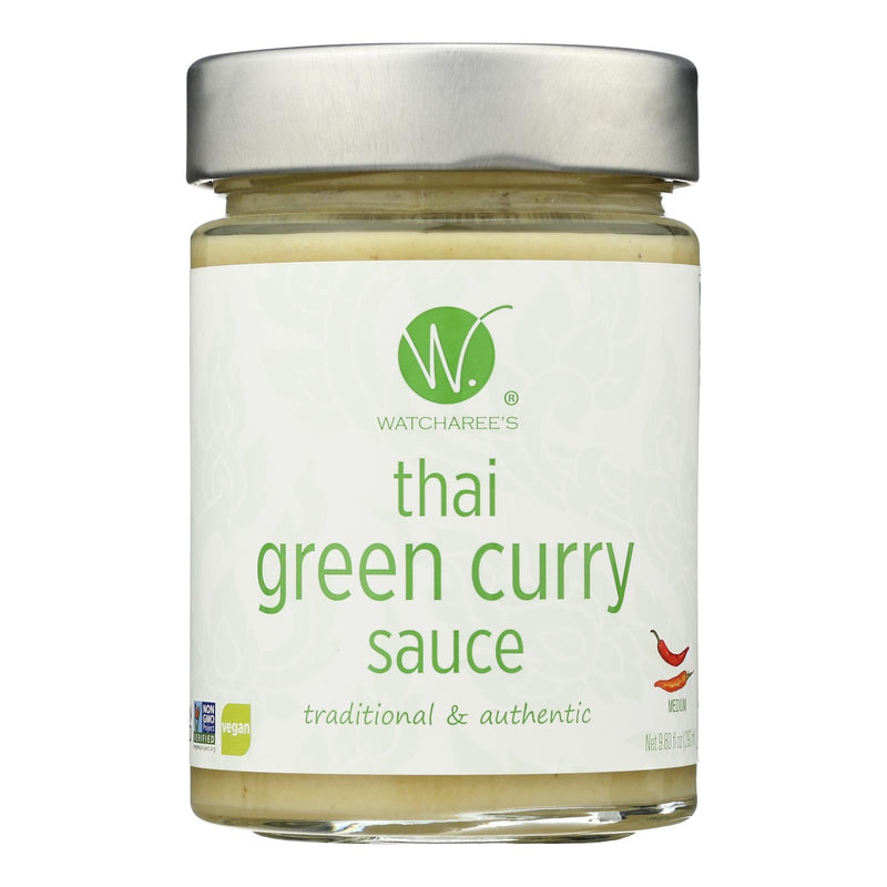 Watcharee's Thai Green Curry Sauce, 9.8 Fl Oz (Pack of 6) - Cozy Farm 