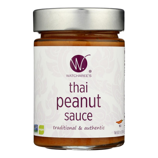 Watcharee's  Thai Peanut Sauce (Pack of 6) 9.8oz - Cozy Farm 