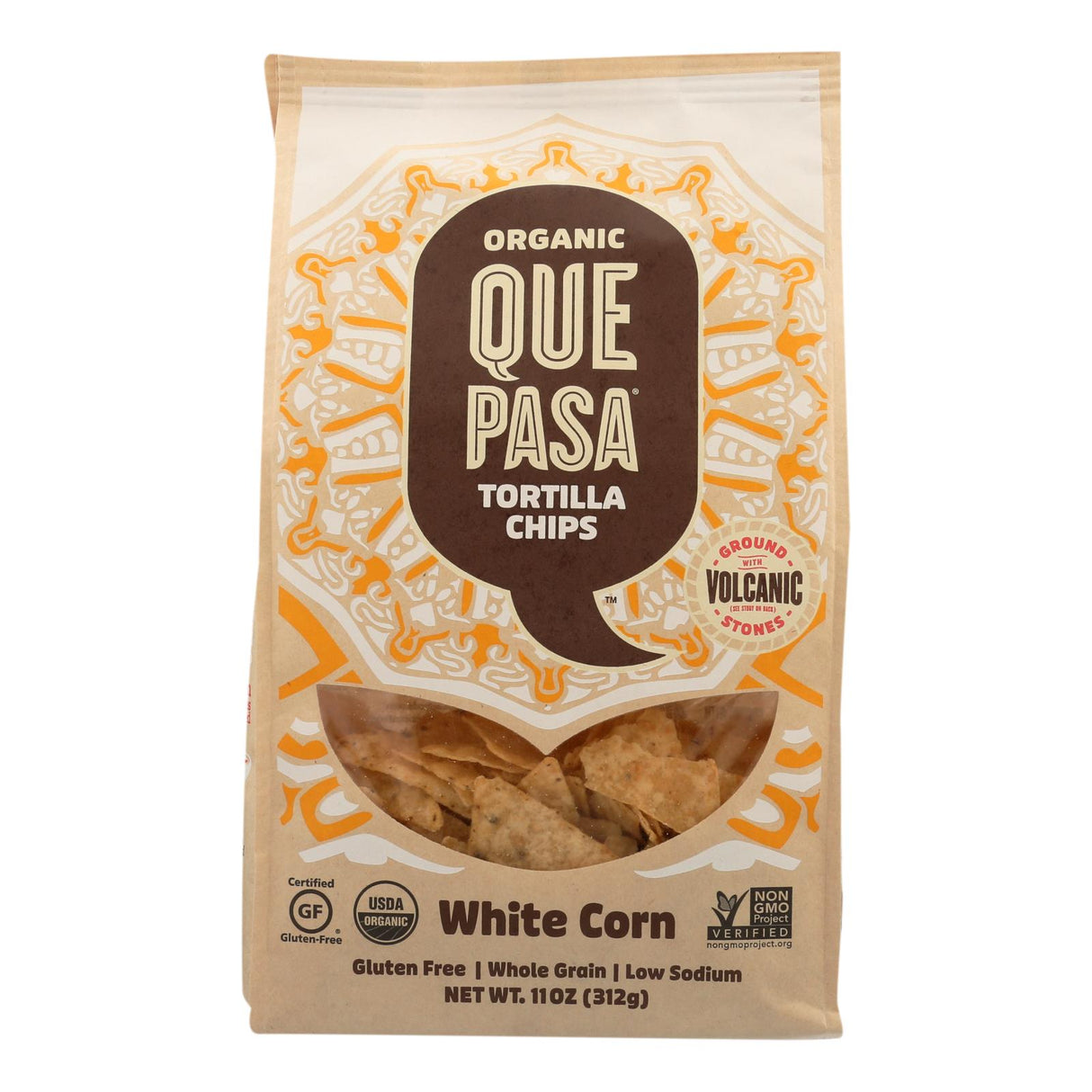 Que Pasa 11 oz White Tortilla Chips (Pack of 6) - Cozy Farm 