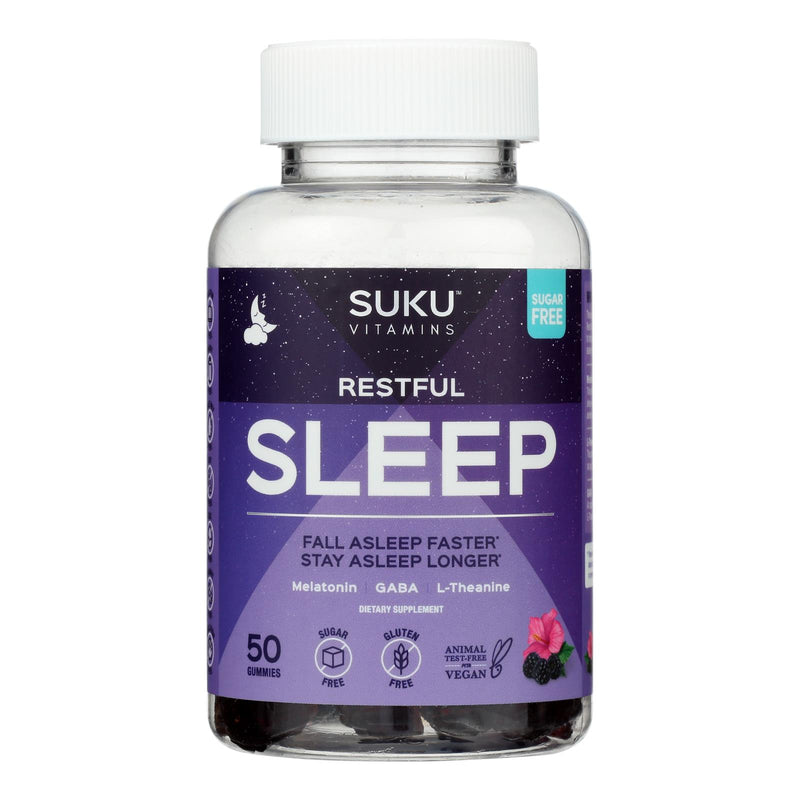 Suku Vitamins Restful Sleep Gummies (50-Count) - Cozy Farm 