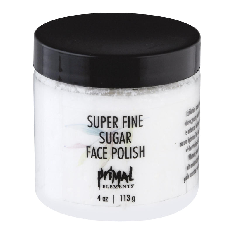 Primal Elements Fine Sugar Face Polish (Pack of 6 - 4 oz) - Cozy Farm 