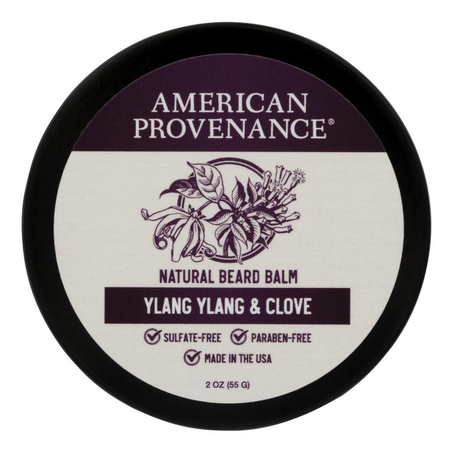 American Provenance Ylang Ylang Clove Nourishing Beard Balm - 2 Oz - Cozy Farm 