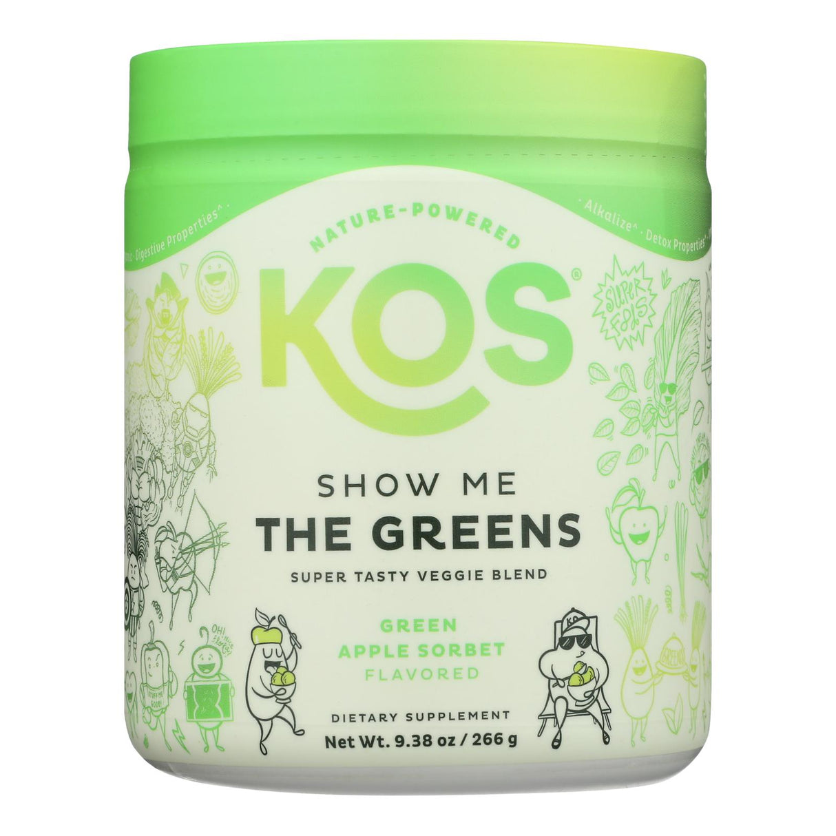 Kos Veg Blend The Greens 9.38 oz Powder - Cozy Farm 