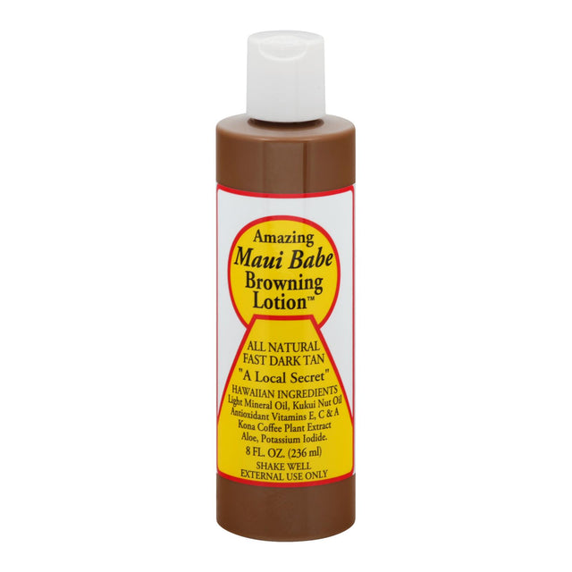 Maui Babe Browning Lotion, 8 Fl Oz - Cozy Farm 