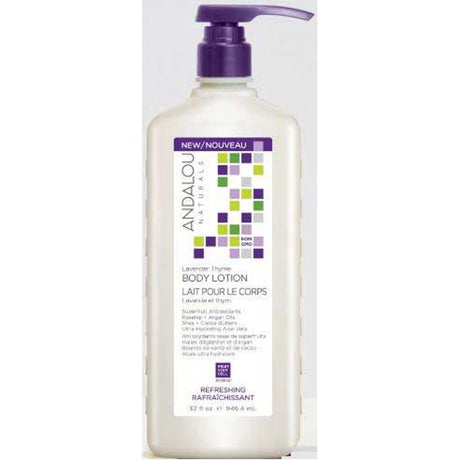 Andalou Naturals Lavender Thyme Refreshing Body Lotion Hydrating 32 Fl Oz - Cozy Farm 