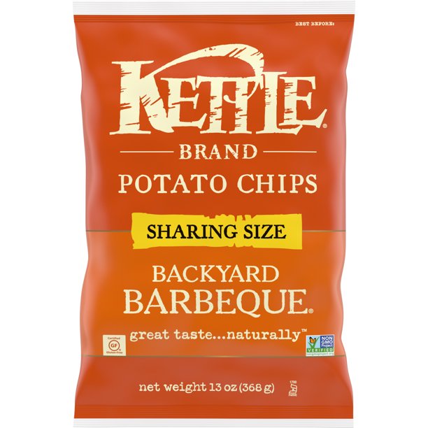 Kettle Brand Backyard BBQ Potato Chips (Pack of 9 - 13 oz.) - Cozy Farm 
