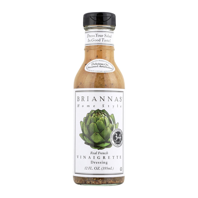 Brianna's Real French Vinaigrette Salad Dressing 6x 12 Fl Oz - Cozy Farm 